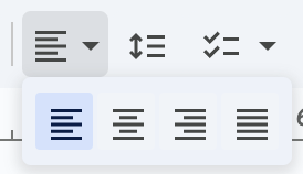 Heading menu screenshot
